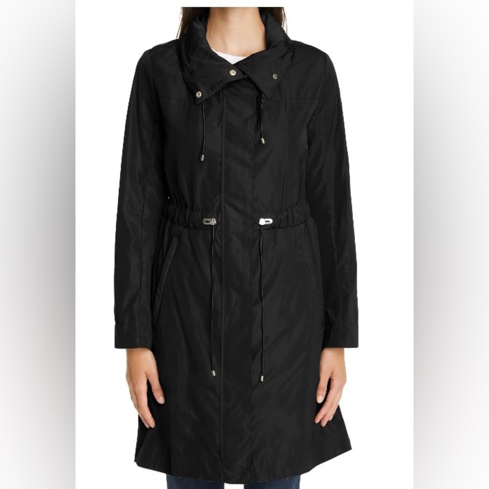 BRAND NEW*** MONCLER MALACHITE HOODED RAIN JACKET -SIZE 4